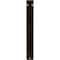Ekena Millwork Loera Wrought Iron Bracket, (Single center brace), Antiqued Copper 1 1/2"W x 7 1/2"D x 10"H BKTM01X07X10SLOACO - alternate 5